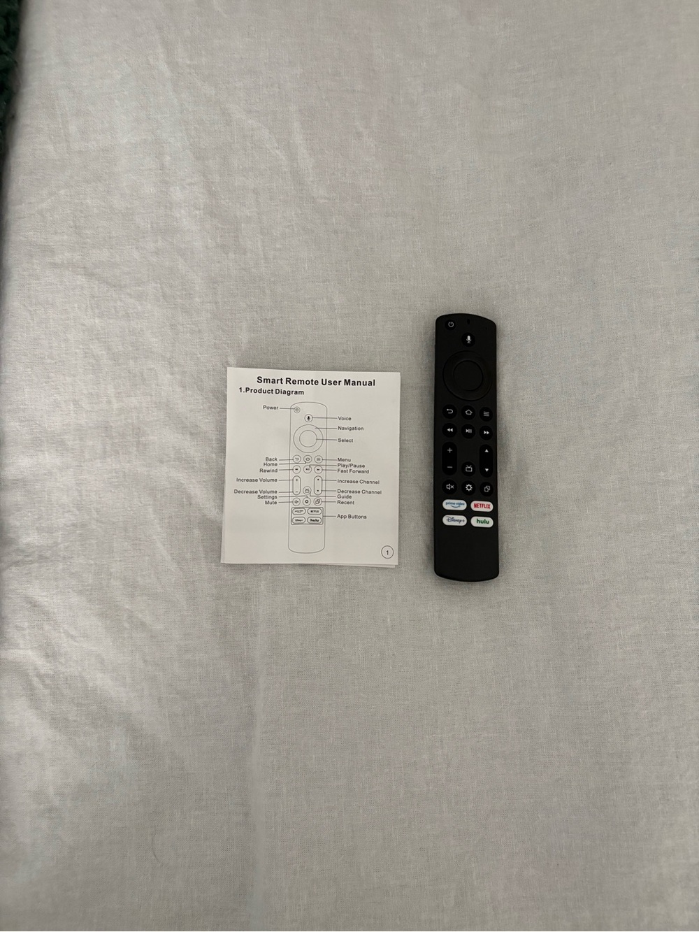 Universal Smart TV Remote with voice control
